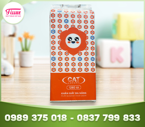 CAT luxury wall-mounted facial tissue – 1,280 Sheets