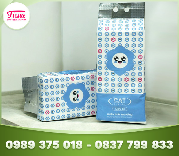 CAT luxury wall-mounted facial tissue – 1,280 Sheets