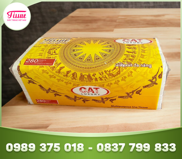 CAT luxury facial tissue