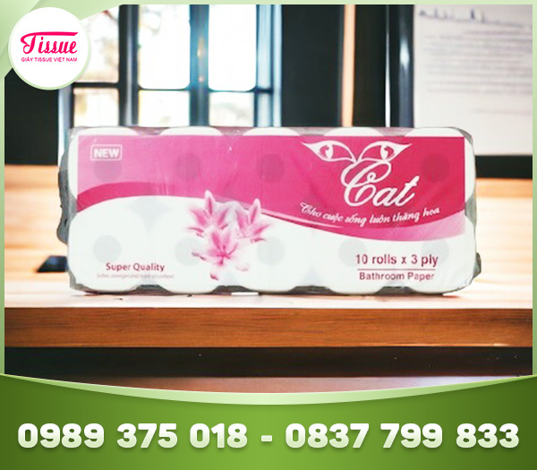 CAT premium ultra-light toilet tissue – Pink white core