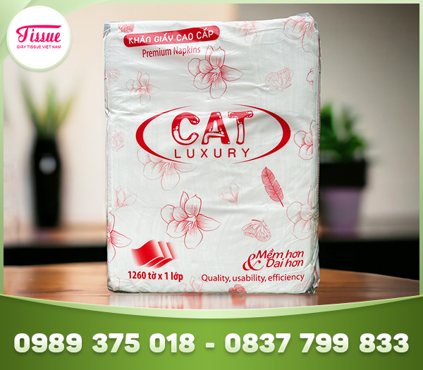 4-fold napkins – 1,260 Sheets