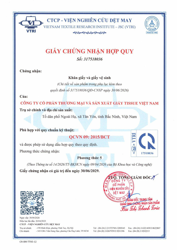 	 Certificate Regulation