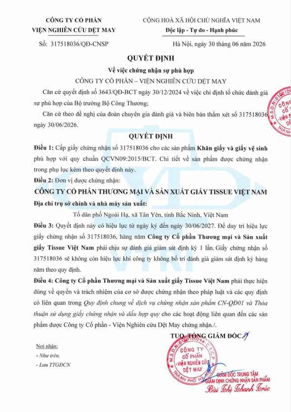 Certificate Regulation
