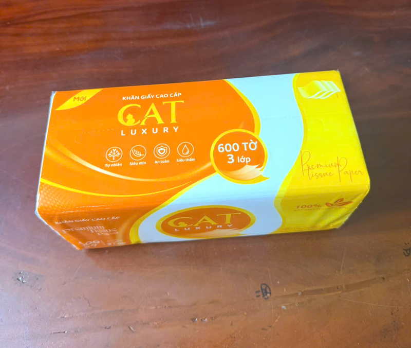 Luxury facial tissue