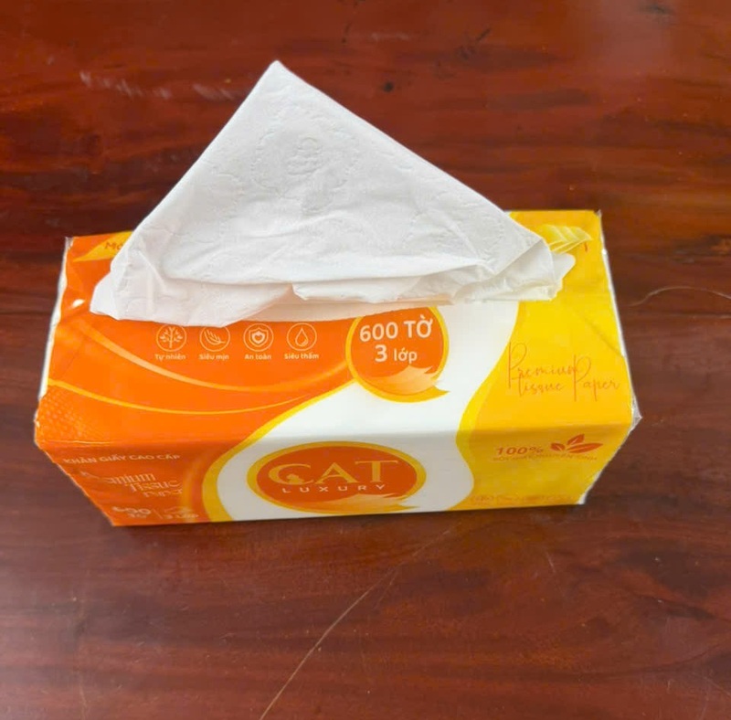 Luxury facial tissue
