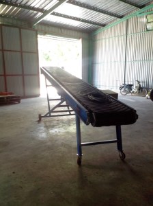 Rubber conveyor belt