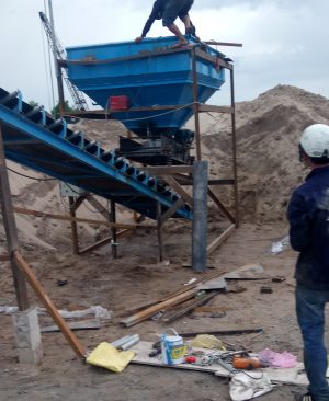 Vibro sifter machine and conveyor