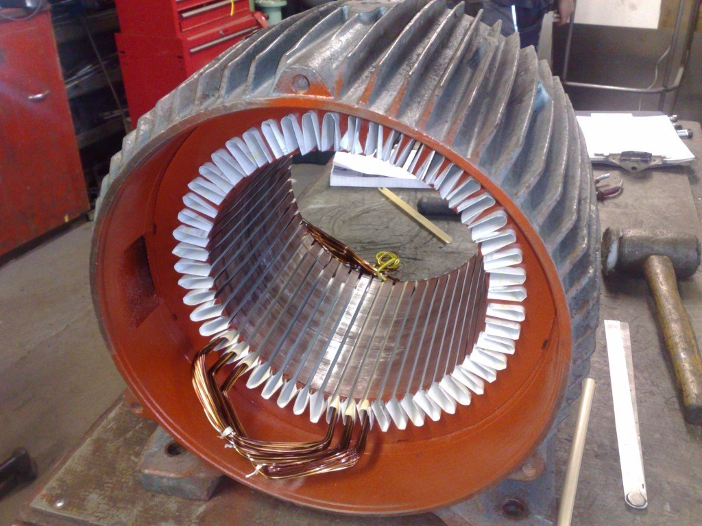 Winding the electric motor