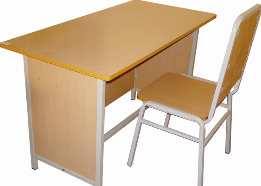 Teachers desk and chair