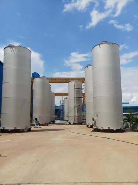 Large industrial tank system