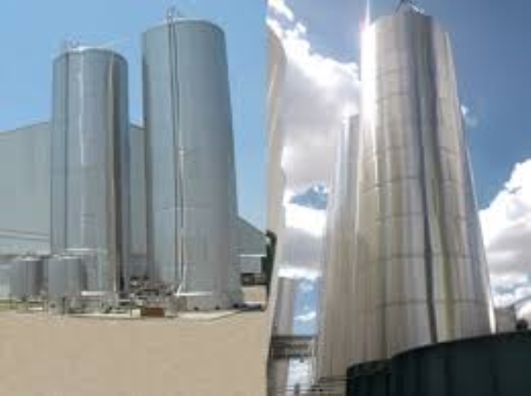Large industrial tank system