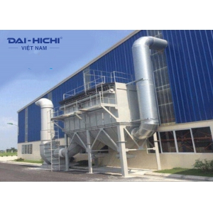 Dust extraction system for wood factory