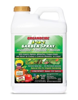 Organic 3-in-1 insecticide, fungicide & miticide