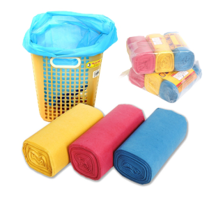 Colored garbage bag