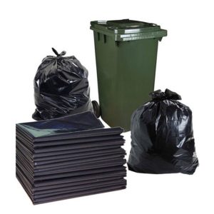 Flat garbage bag