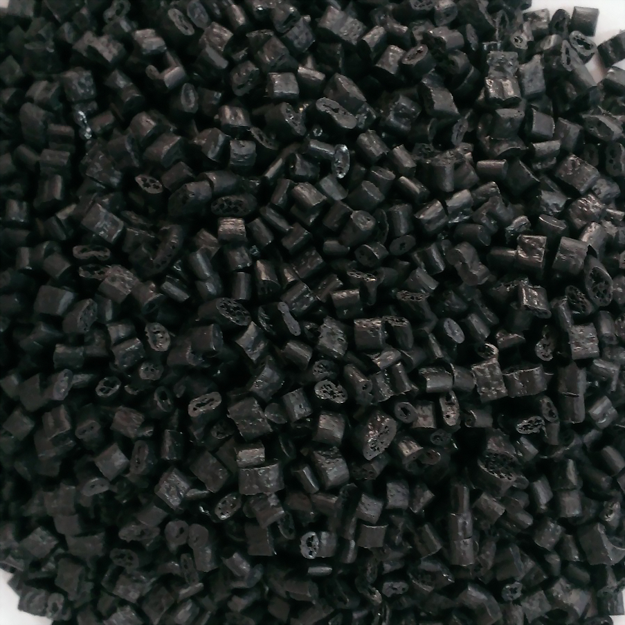 Black HDPE recyled pellet