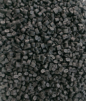 Grey LDPE recyled pellet