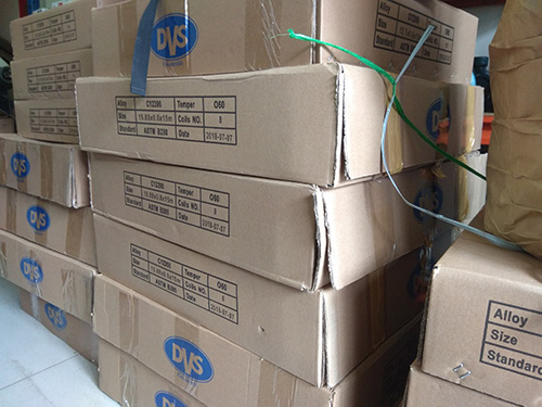 Copper pipe and copper pipe fittings