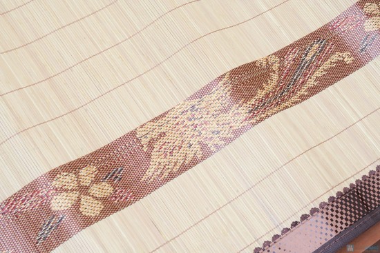 Embroidery on mat
