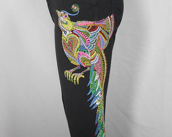 Embroidery on jean