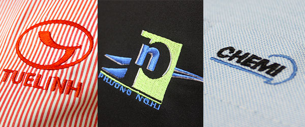 Embroidery on spandex