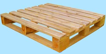 4-way wood pallet