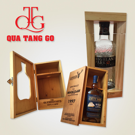 Wooden wine boxes