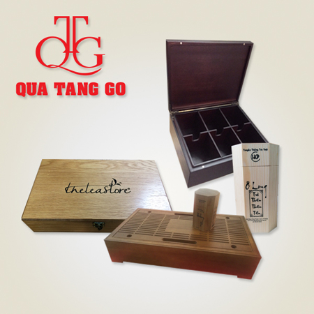 Wooden tea boxes