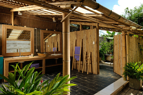 Bamboo house