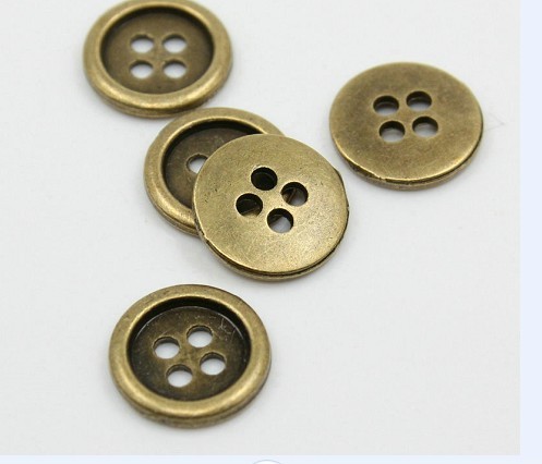 Metal buttons