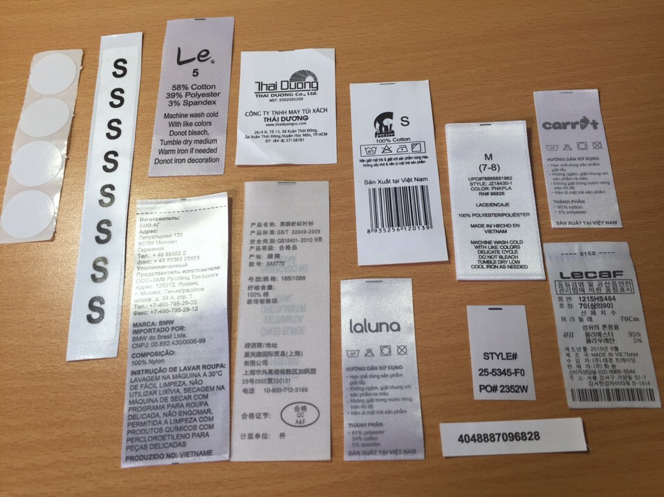 Printed label