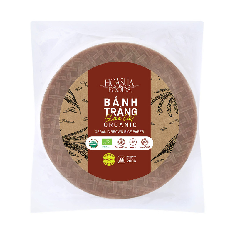 Organic brown rice paper