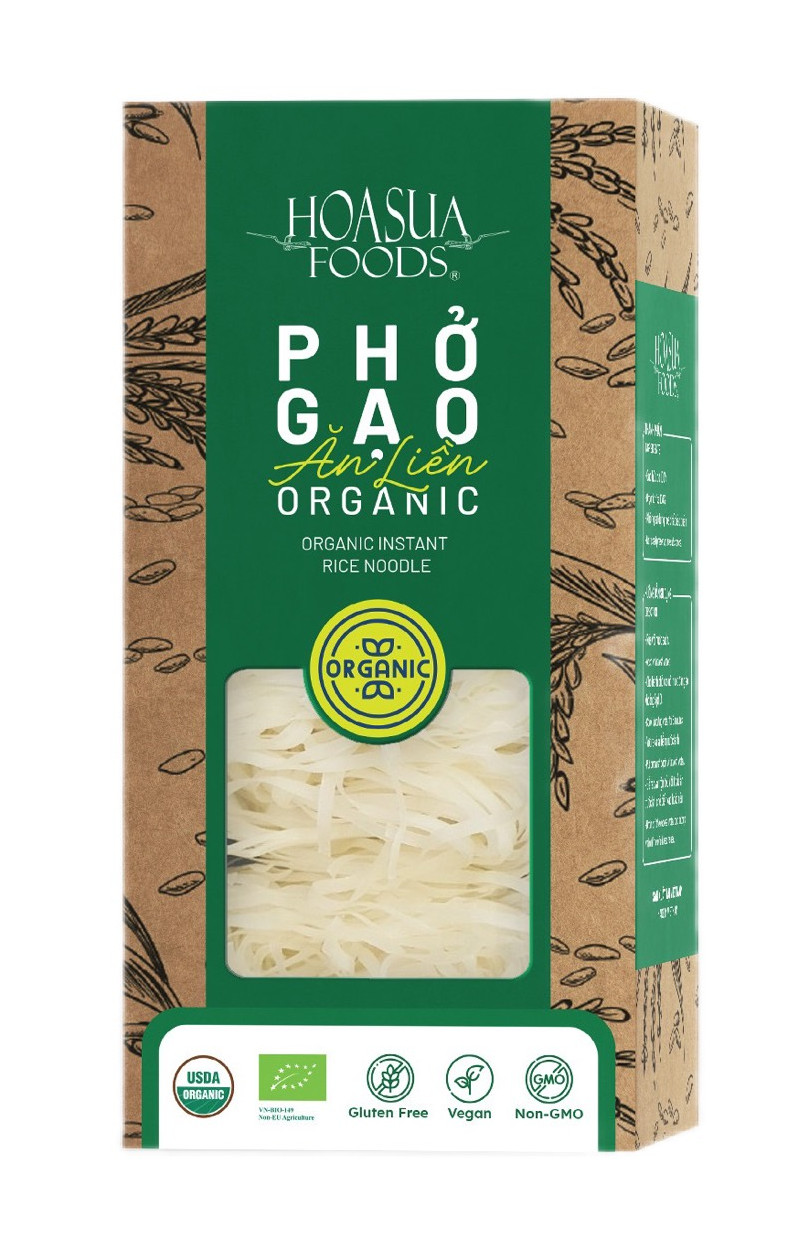 Organic rice instant noodles