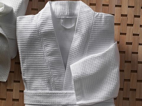 Hotel bathrobe
