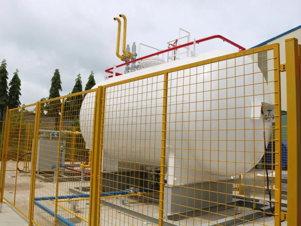 LPG station installation