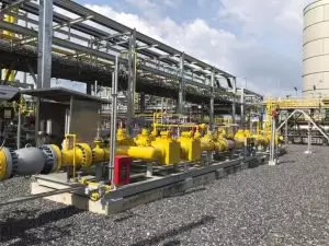 Gas metering stations
