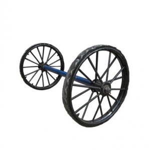 Improved rubber wagon wheels