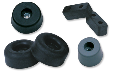 Rubber base sign stands