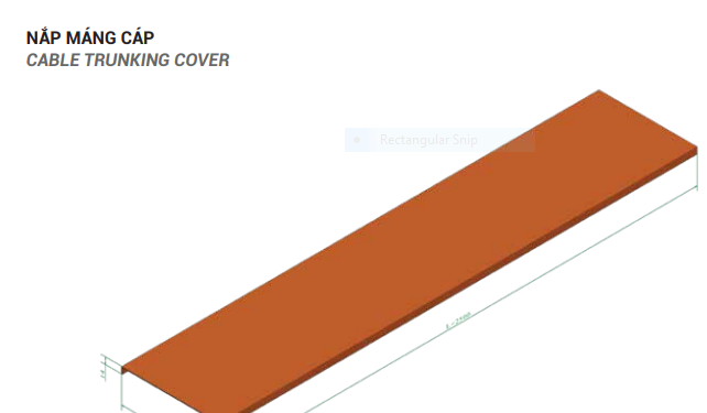 Cable trunking cover