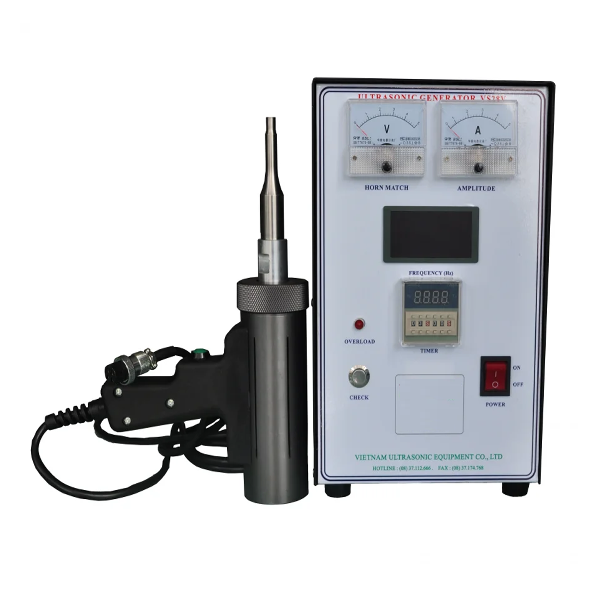 Handheld ultrasonic welding for plastic sheets