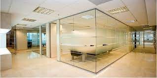 Glass partition
