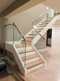 Glass staircase