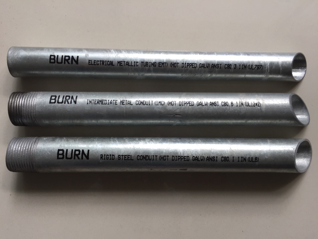 Steel conduit