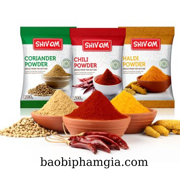 Spice packaging film rolls