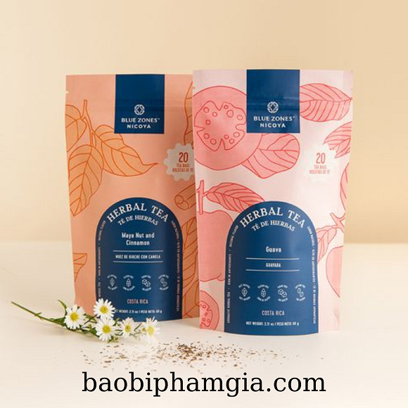 Zip bags for foods