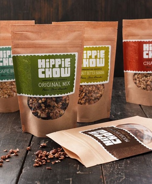 Paper zipper bag printing