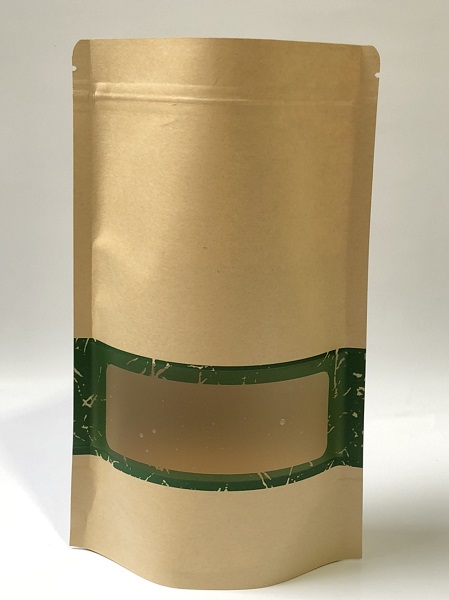 Stand-up paper zip bags