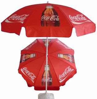 Advertising umbrella