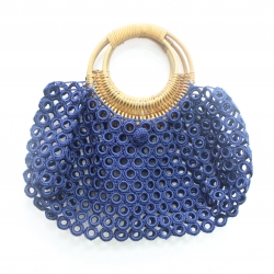 Hand embroidered handbag