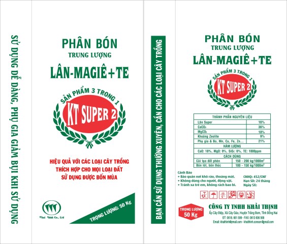 Super phosphorus fertilizers